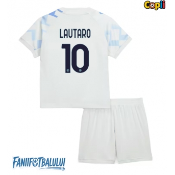 Inter Milan Lautaro Martinez #10 Echipament de Fotbal Replică 2025-26 Copii Deplasare (+ Șorturi)